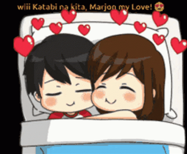 Couple Sleeping Together Amor GIF