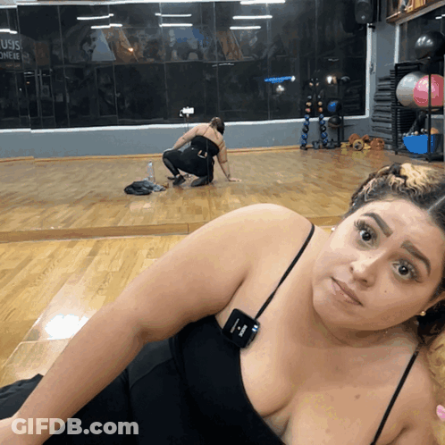 Couple Standing With Roll And Giggle Sky Diving GIF