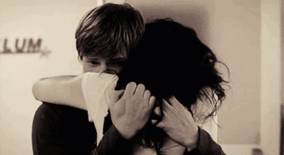 Couple Tight Hug GIF