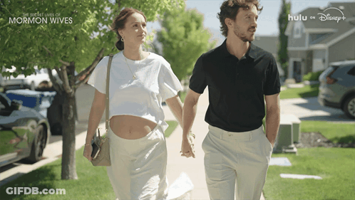Couple Walking Hand In Hand The Secret Lives Of Mormon Wives GIF