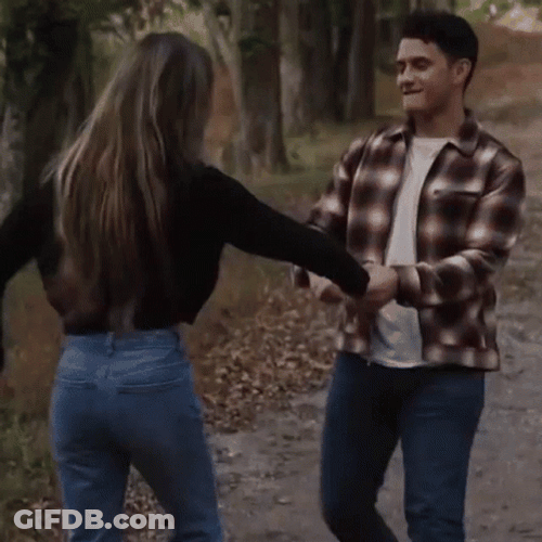 Couple Walking Hold GIF