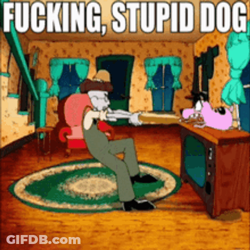 Courage Cowardly Dog Eustace Spin Old Man Dancing GIF