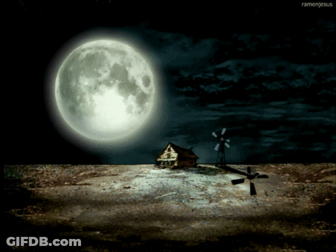Courage The Cowardly Dog Big Moonlight GIF