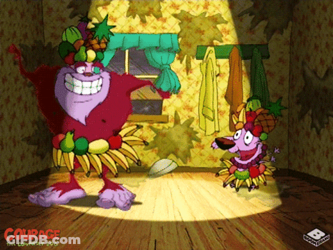 Courage The Cowardly Dog Dancing GIF