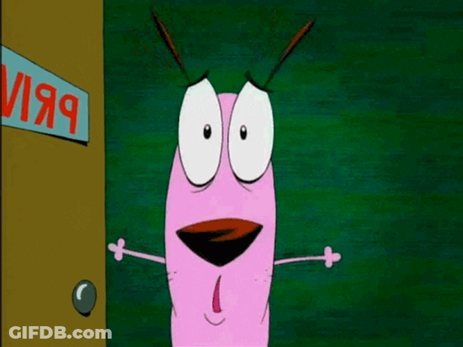 Courage The Cowardly Dog Funny Multiple Hands GIF