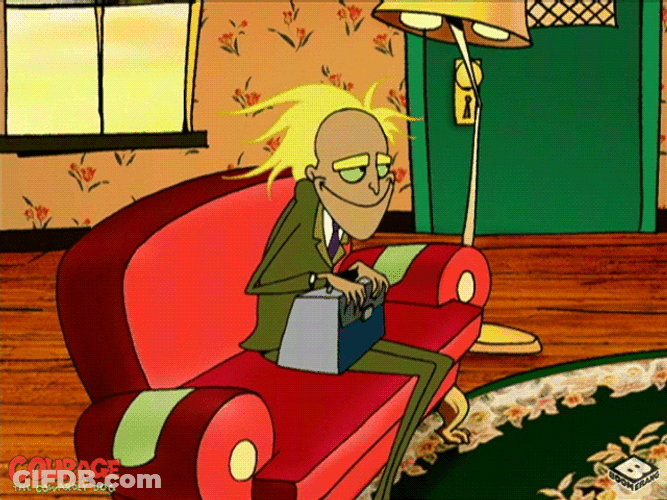 Courage The Cowardly Dog Side Eye GIF