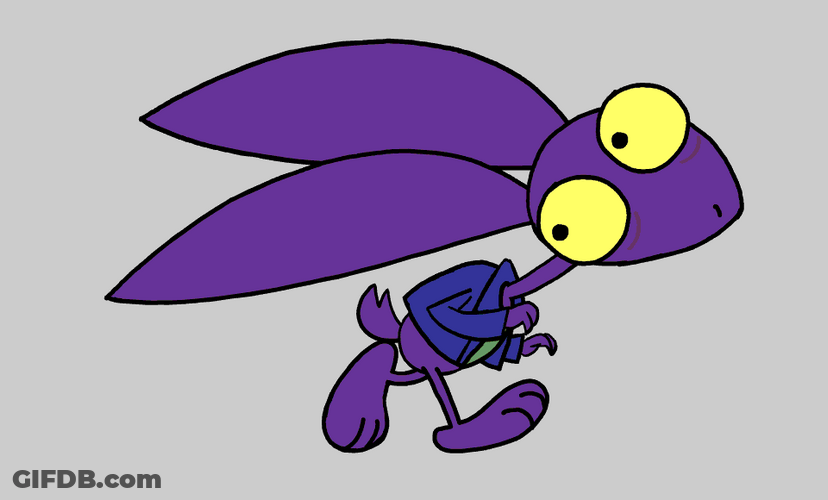 Courage The Cowardly Dog Travelling Torchbug GIF