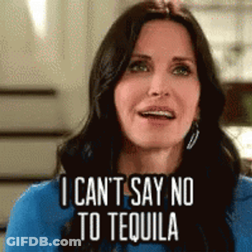 Courteney Cox National Tequila Day GIF
