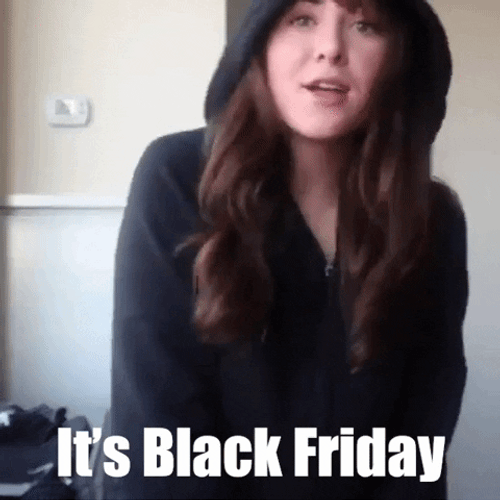 Courtney King It's Black Friday GIF