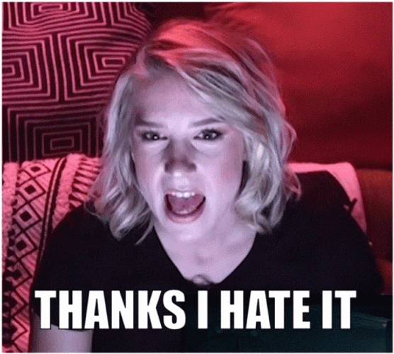 Courtney Miller Saying Thanks I Hate It GIF
