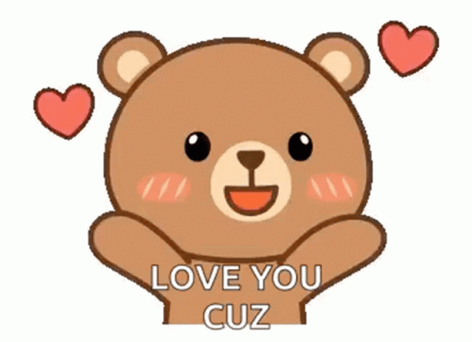 Cousin Bear Blow A Kiss GIF