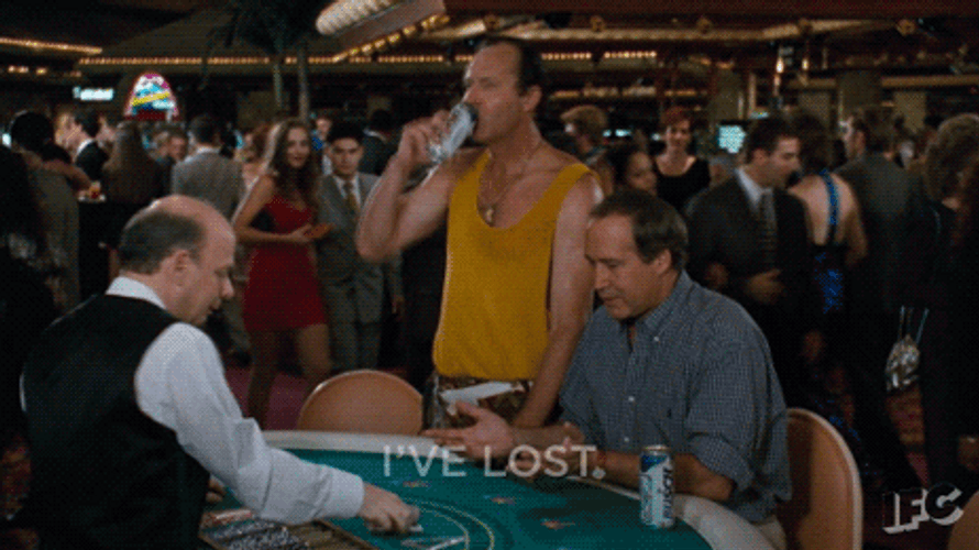 Cousin Eddie Drinking Straight GIF