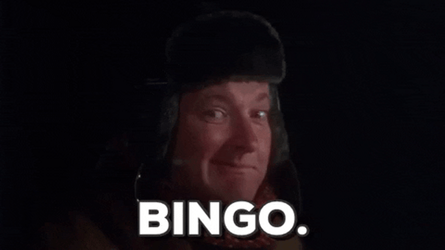 Cousin Eddie Saying Bingo GIF