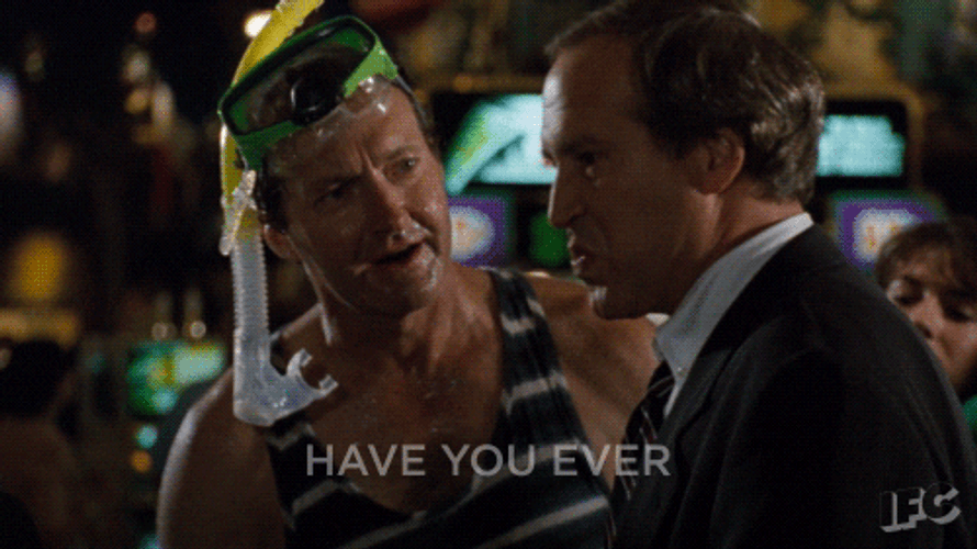 Cousin Eddie Swam With Dolphins GIF
