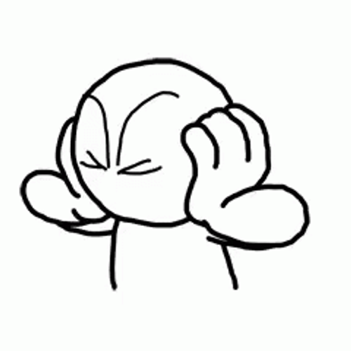 Covering Ears Shaking Head Not Listening GIF