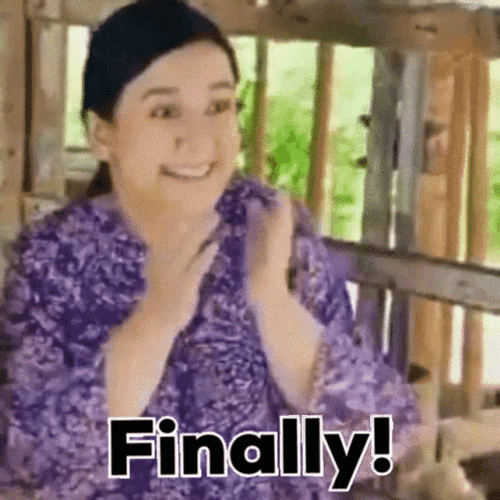 Covering Mouth Finally Meme GIF