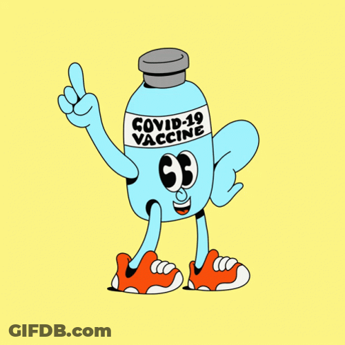 Covid Vaccine Dancing Let's Get Vaccinated GIF