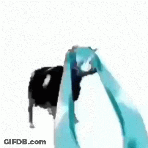 Cow And Girl With Long Hair Standing Together GIF