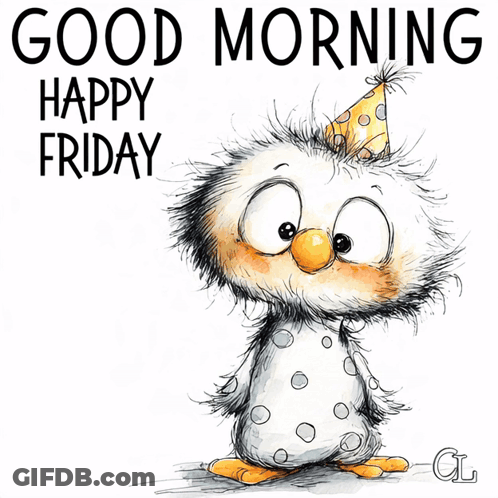 Cow Sitting On Pumpkin Saying Happy Friday GIF