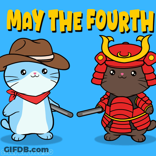 Cowboy And Samurai May The Fourth GIF