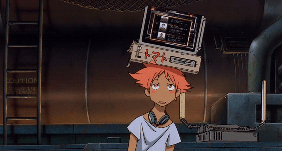 Cowboy Bebop Edward Balancing GIF