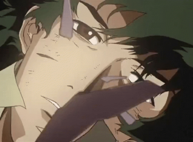 Cowboy Bebop Spike Spiegel Falling GIF