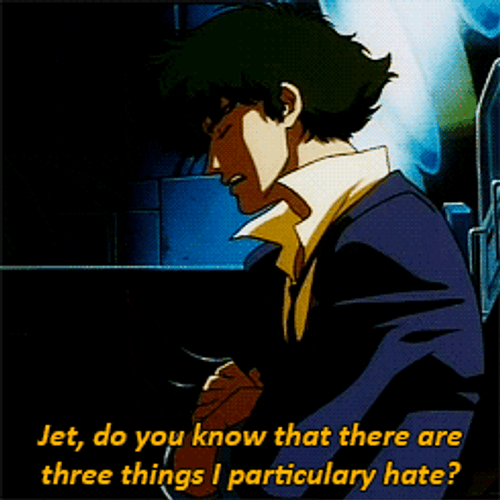 Cowboy Bebop Spike Spiegel Speaking GIF