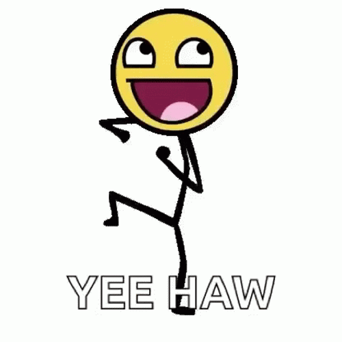 Cowboy Emoji Yeehaw GIF