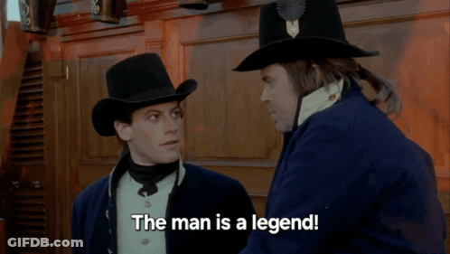 Cowboy Hat Man Called A Legend GIF