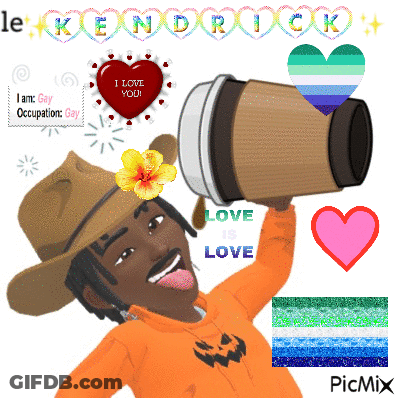 Cowboy Hat Man Drinking I Love You Cup GIF