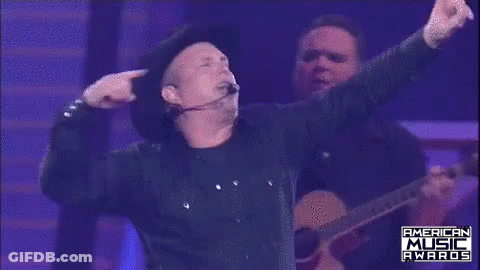 Cowboy Hat Man Flipping Off AMAs GIF