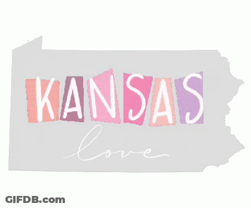 Cowboy Hat Man In Field Saying I Love Kansas GIF