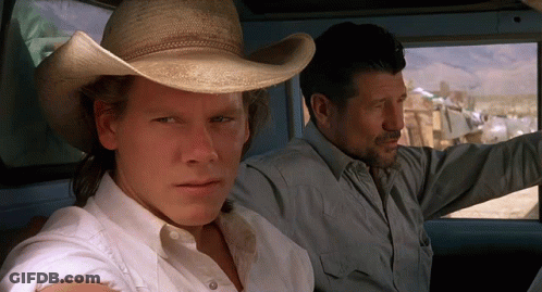 Cowboy Hat Man Next To Man In Car GIF