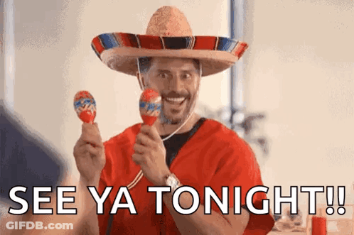 Cowboy Hat Mustache Saying Pew GIF