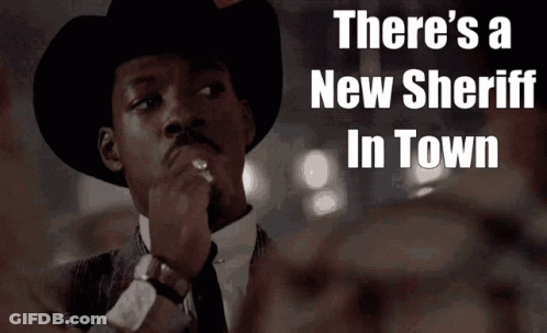 Cowboy Hat Smoking There's A New Sheriff In Town GIF