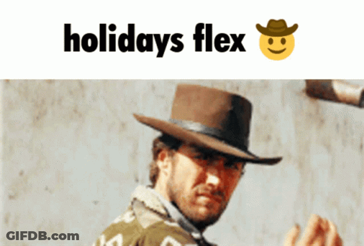 Cowboy Holidays Flex GIF