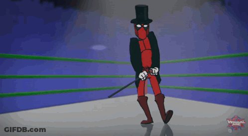 Cowboy In Boxing Ring Saying Verbal Ame GIF