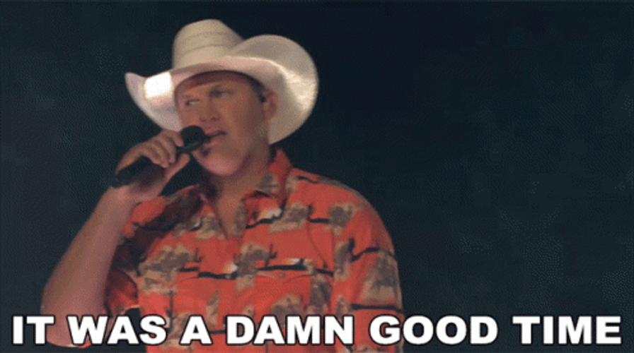 Cowboy Jon Pardi Singing Good Times GIF