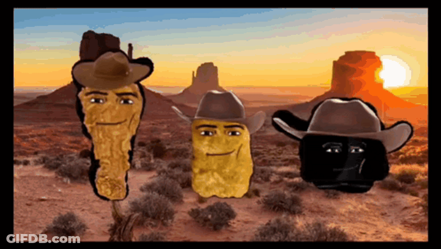 Cowboy Nuggets Dancing Meme GIF
