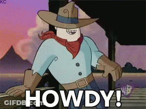 Cowboy Saying Howdy GIF