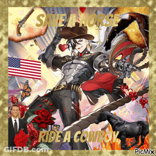 Cowboy Saying Ride A Cowboy GIF