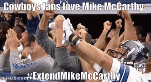 Cowboys Fans Love Mike McCarthy GIF
