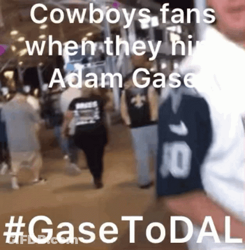Cowboys Fans When They Hire Adam Gase #Gasetodal GIF