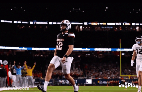 Cowboys Football Player Kicking Ball GIF