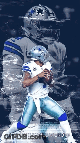 Cowboys Player One Hour Till Kickoff GIF