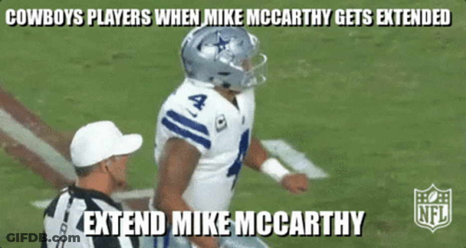 Cowboys Player When Big Mike Extended GIF