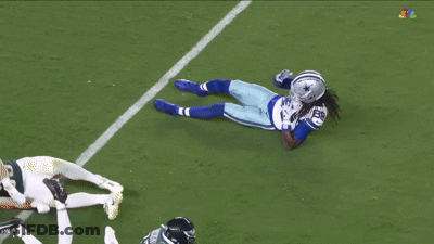 Cowboys Player With Number 88 GIF