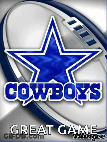 Cowboys Poster With Blue Star GIF
