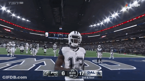 Cowboys Vs Eagles Football Game GIF