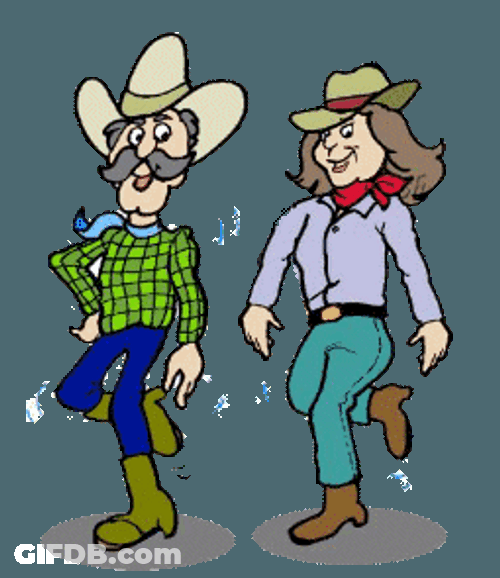 Cowgirl Animation Old Cowboy GIF